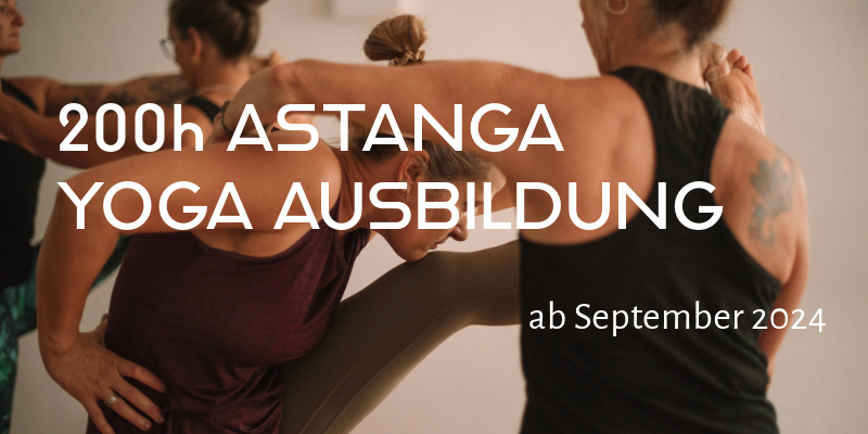 Bild zu Ashtanga Yoga Ausbildung Adjustment bei Position Utthita Hasta Padangustasana